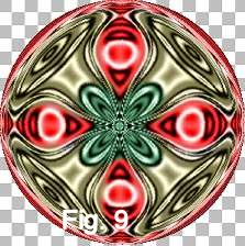 Circle effect applied