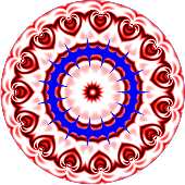 Circle with blue fill