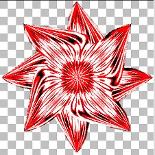 Flower with color added