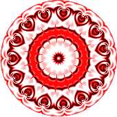 Circle with red fill